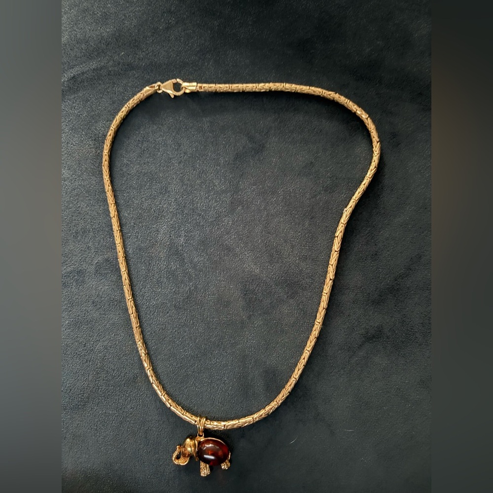 Vintage gold plated necklace. - Picture 4 of 6